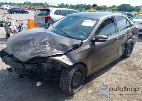 2011 Volkswagen Jetta 2.5L Se из США, поврежденный, VIN 3VWDX7AJ4BM370622